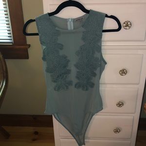 EMBROIDERED BODY SUIT